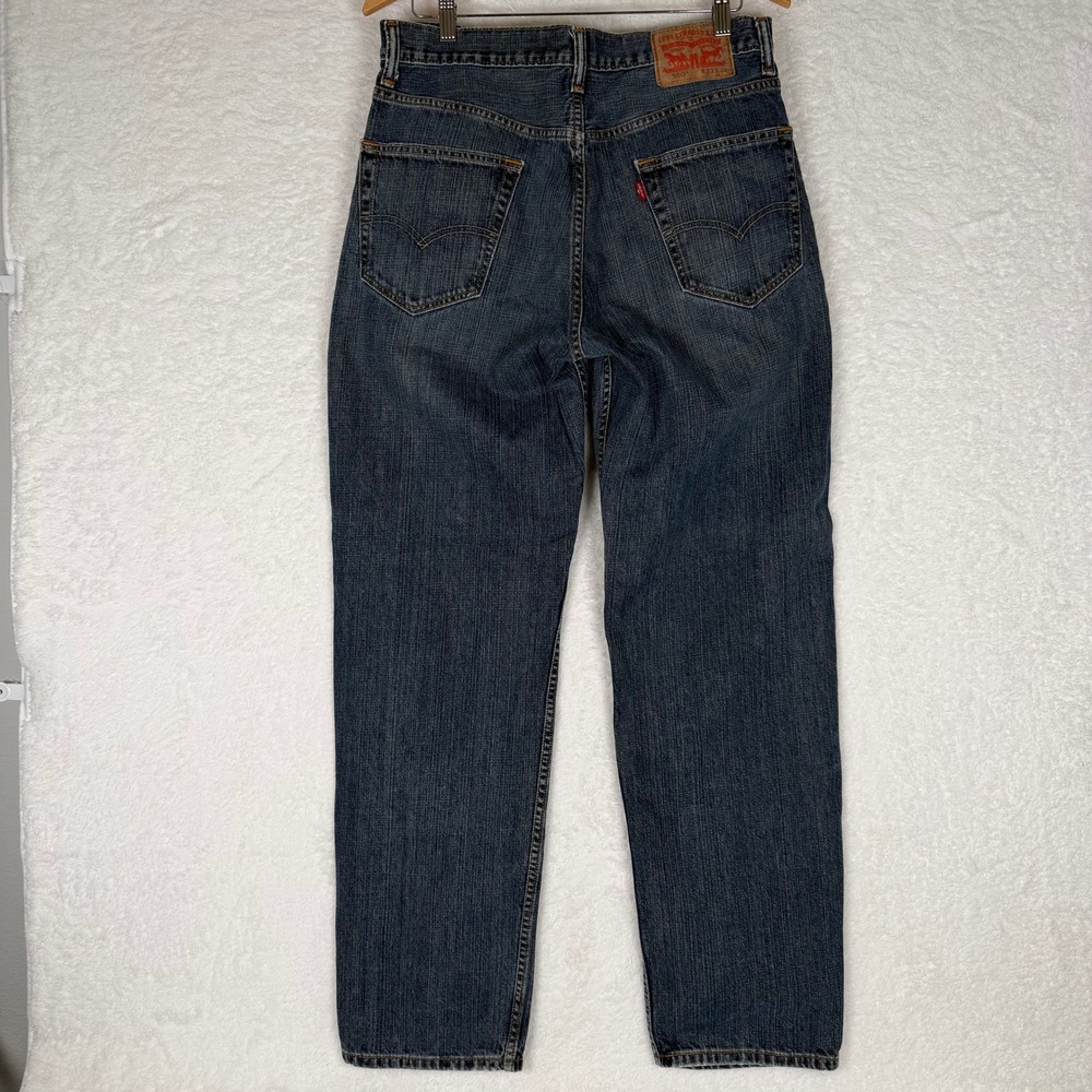 Levi's 550 Relaxed Fit Jeans Men 33x34 Blue Denim Tapered Leg Medium Wash - Picture 4 of 12